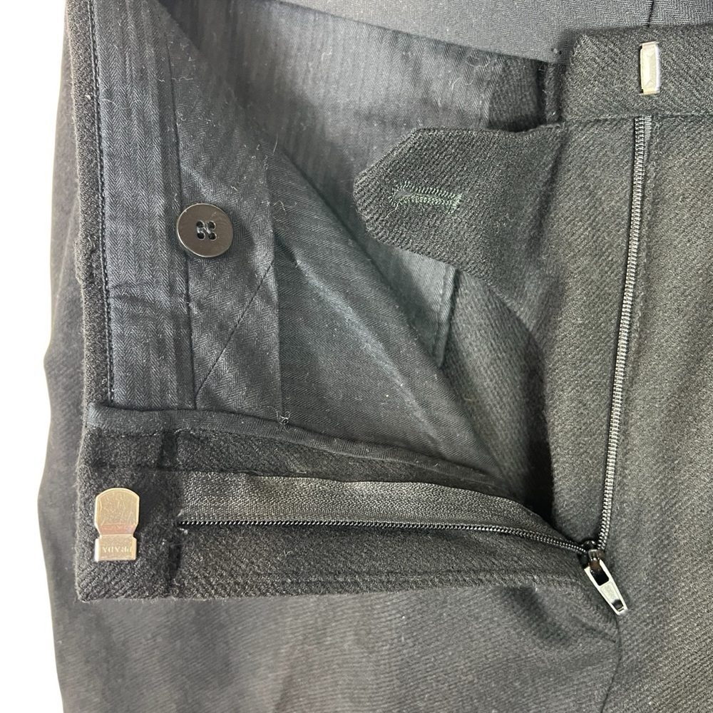 Prada Black Virgin Wool Blend Equestrian Riding Pants Size 8 Made in Italy - Picture 10 of 14